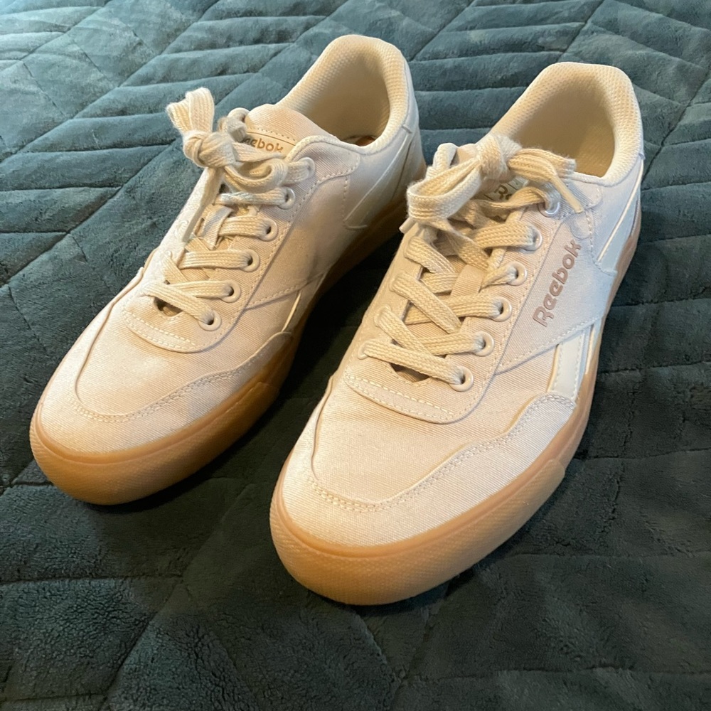 Tan rebook sneakers